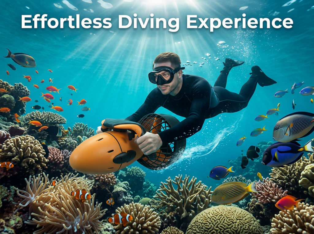 Underwater Scooter Sea Scooter - ホットセール 300W ウォータースポーツ用品 水中推進装置 水中自転車 シースクーター