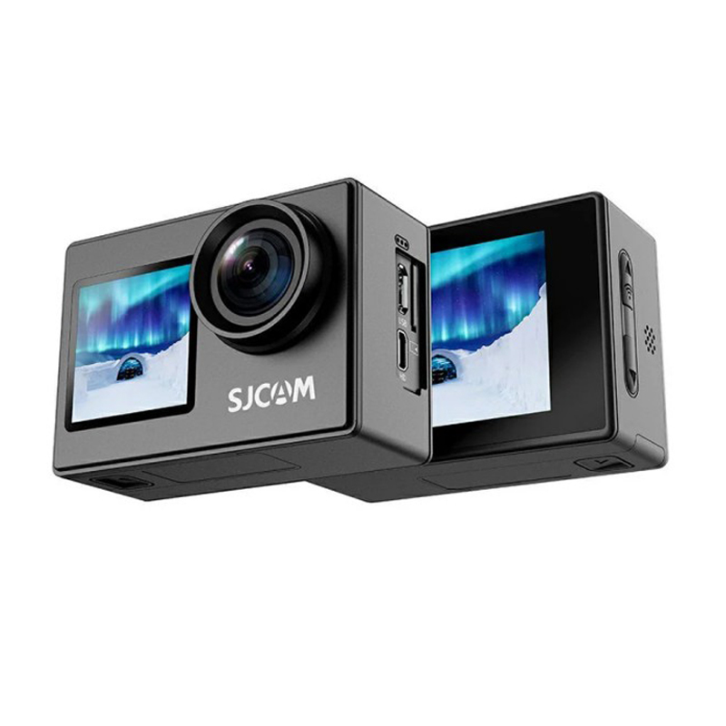 Underwater Fishing Camera 4K - デュアルスクリーン-SJ4000 SJCAM ヘルメットカメラ デュアルディスプレイ 4K30FPSWIFI ウルトラHDカメラ