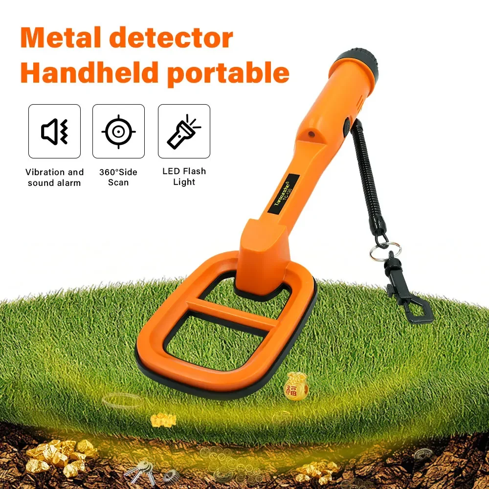 Underwater Metal Detector Waterproof - 水中使用可能な防水型パルス誘導式金属探知機 TC-120。小型で持ち運びやすく、水中での探査に最適。
