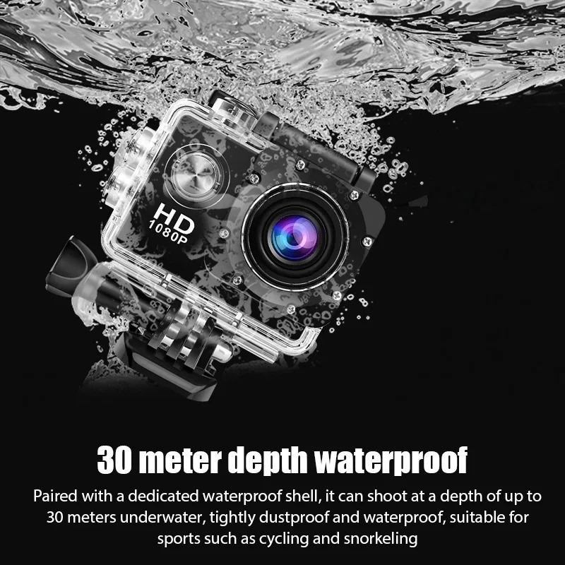 コンパクト4K HD防水スポーツレコーダーカメラ、ダイビング - Underwater Fishing Camera 4K のレビューと価格