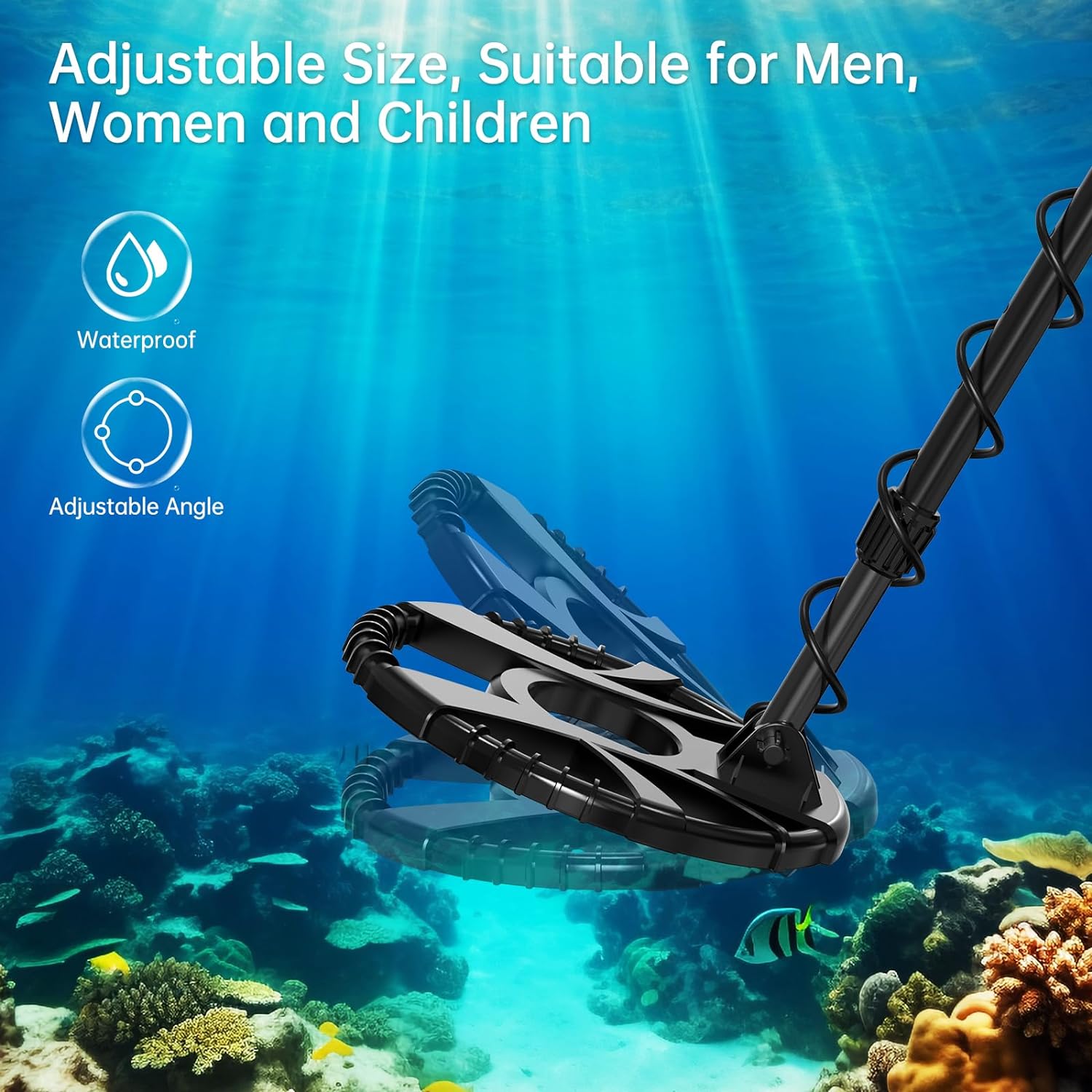 ホットセール Protable MD1037 地下金属探知  - Underwater Metal Detector Waterproof のレビューと価格