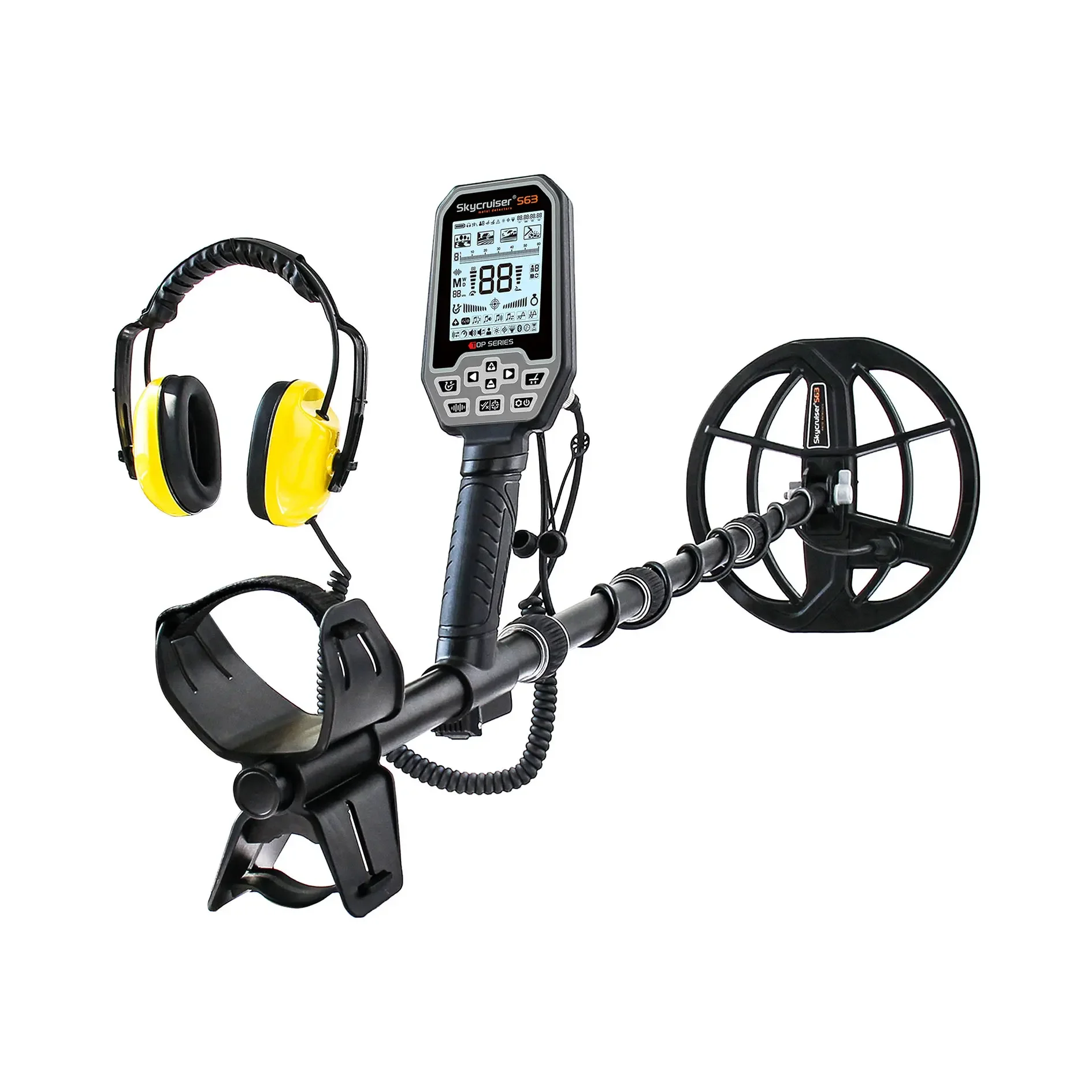 新型多周波金属探知機S63完全防水水中金属探知機（長距離ゴー - Underwater Metal Detector Waterproof のレビューと価格