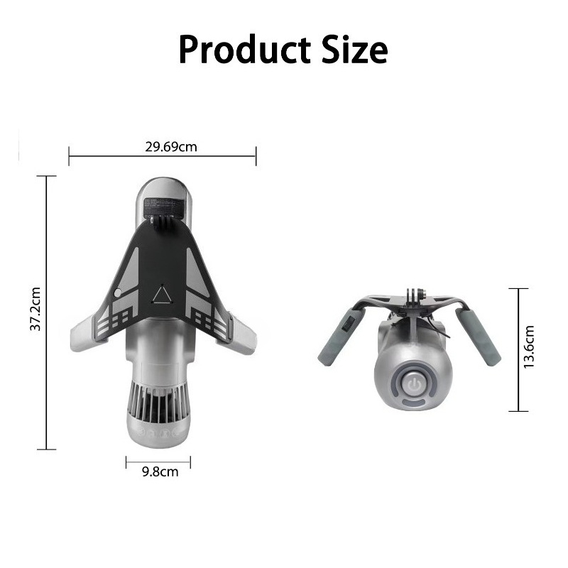 600W IP68 30M防水シースクーター水中ダイビングス - Underwater Scooter Sea Scooter のレビューと価格