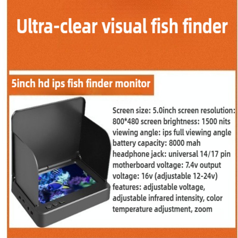 4.3/5 インチ太陽光可読 IPS モニター AHD 10 - Underwater Fishing Camera 4K のレビューと価格