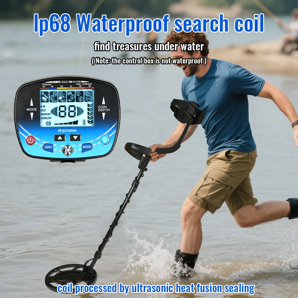 MD910B プロフェッショナル金属探知機防水地下金探知機高 - Underwater Metal Detector Waterproof のレビューと価格