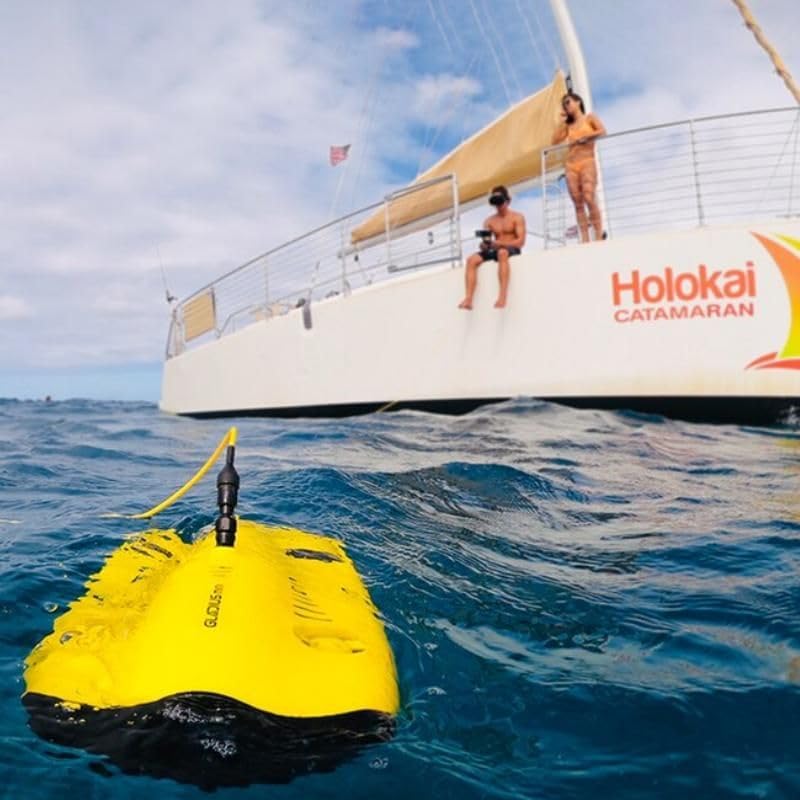 5スラスター防水ミニ水中ドローン、4K HDカメラ搭載、10 - Underwater Drone 4K Camera 100M のレビューと価格