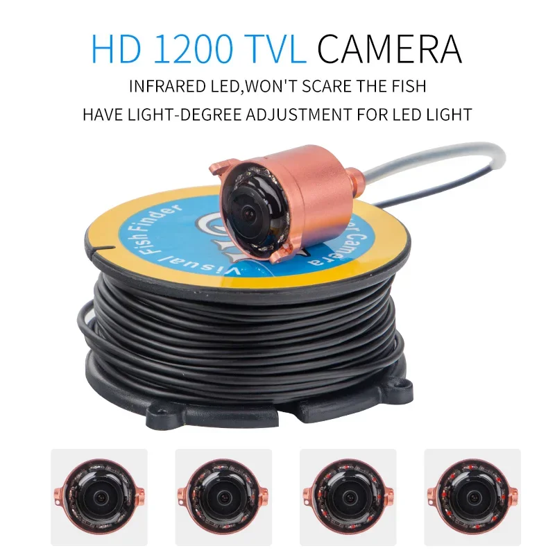 広角水中釣りカメラ,氷釣りカメラ,8 IR LED,高出力バ - Underwater Fishing Camera 4K のレビューと価格