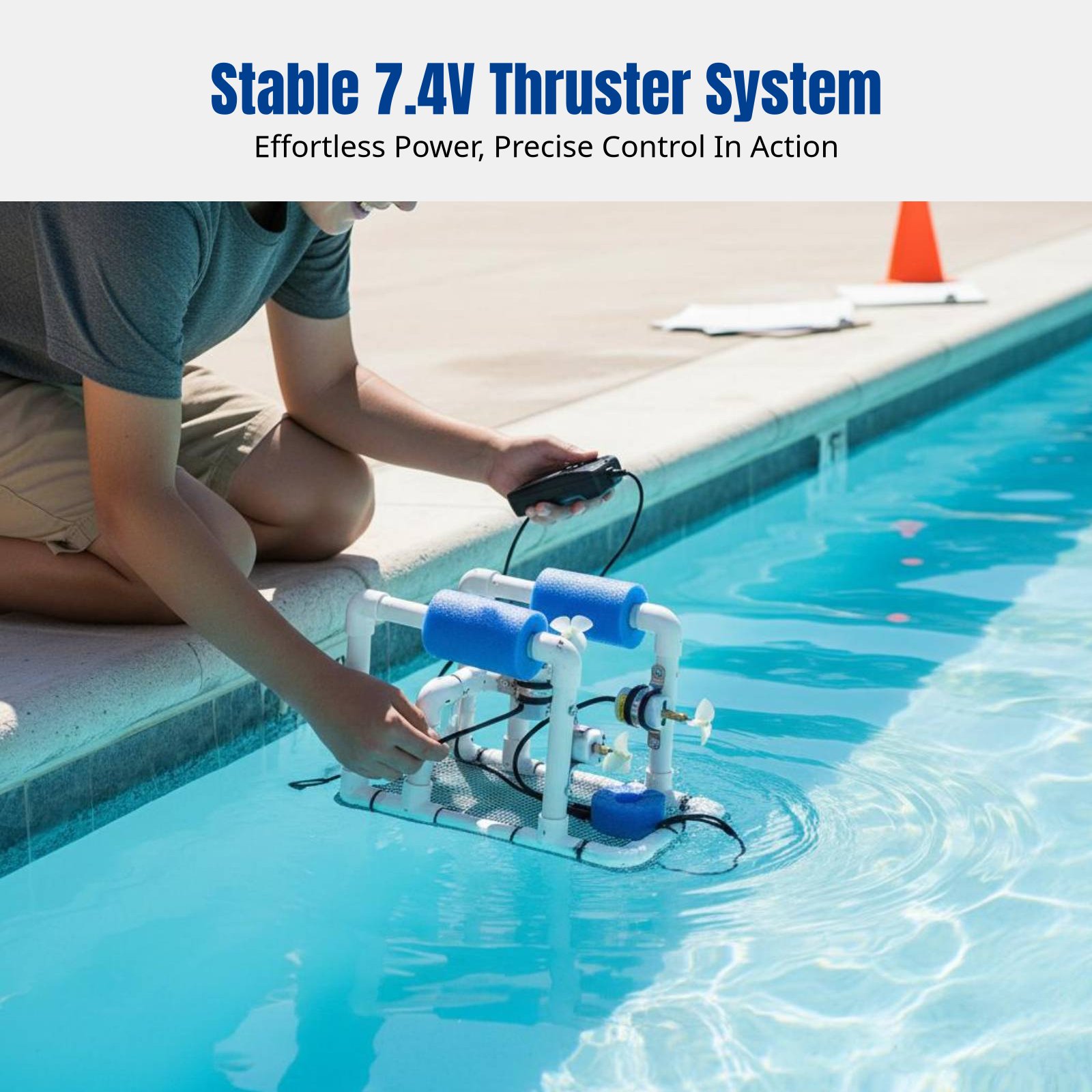 水中ROVロボット、DIY学生教育キット、ブラシ付きスラスタ - Rov Underwater Robot Thruster のレビューと価格
