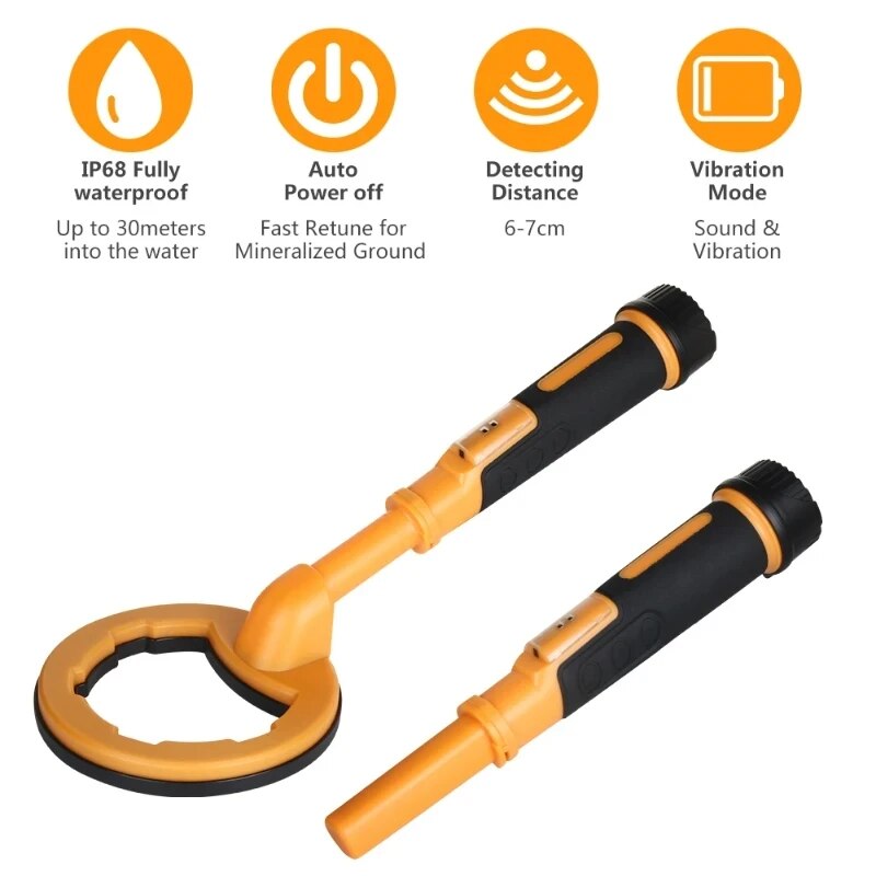 2 IN 1 水中金属探知機パルスピンポインター誘導ダイビン - Underwater Metal Detector Waterproof のレビューと価格