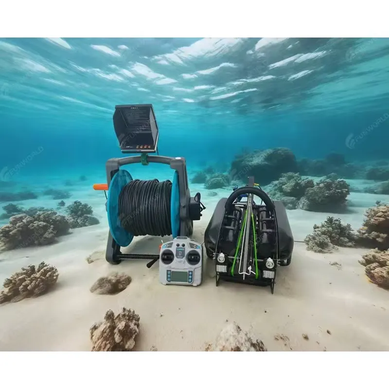 プロ仕様水中ROVロボットダイビング水中ドローンロボット（釣 - Underwater Drone With Robotic Arm のレビューと価格