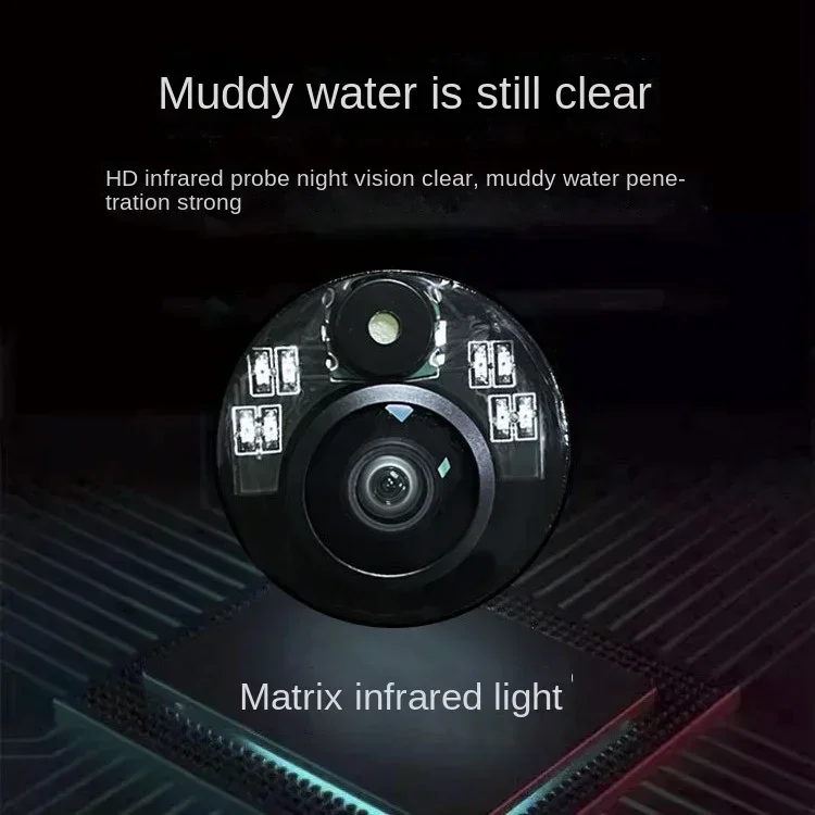 HD温度の水中ビジュアルカメラ、完全防水魚群探知機、深さ検知 - Underwater Fishing Camera 4K のレビューと価格